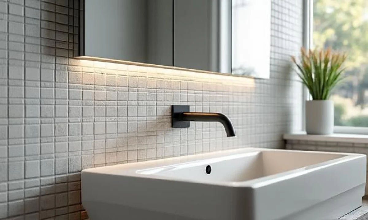 Pose carrelage mosaique salle de bain : techniques